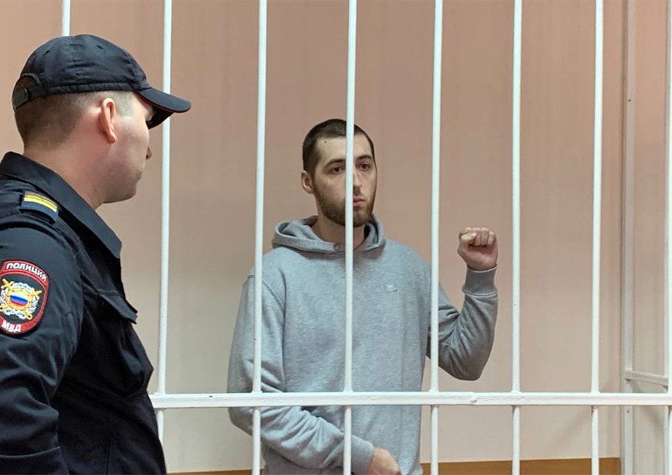 Никита Олейник в суде. Фото: 72.ru