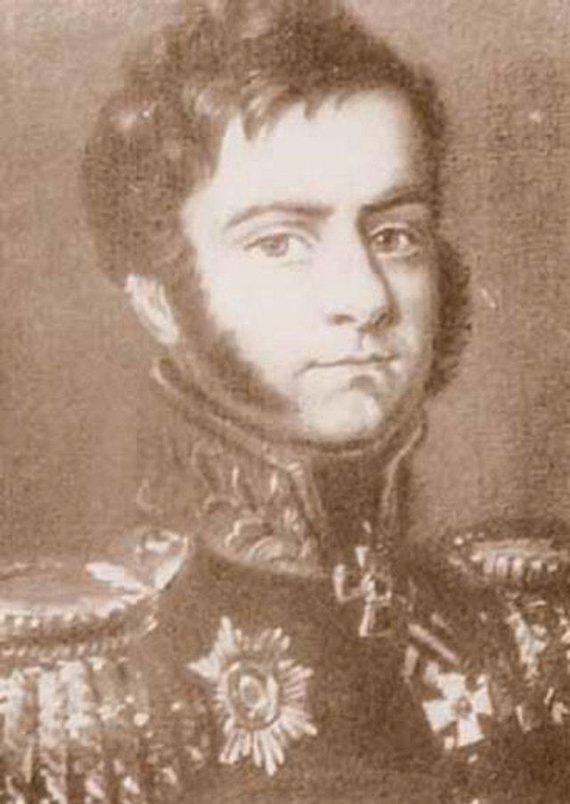 Изображение Михаила Муравьева в молодости между 1820 — 1830 гг.