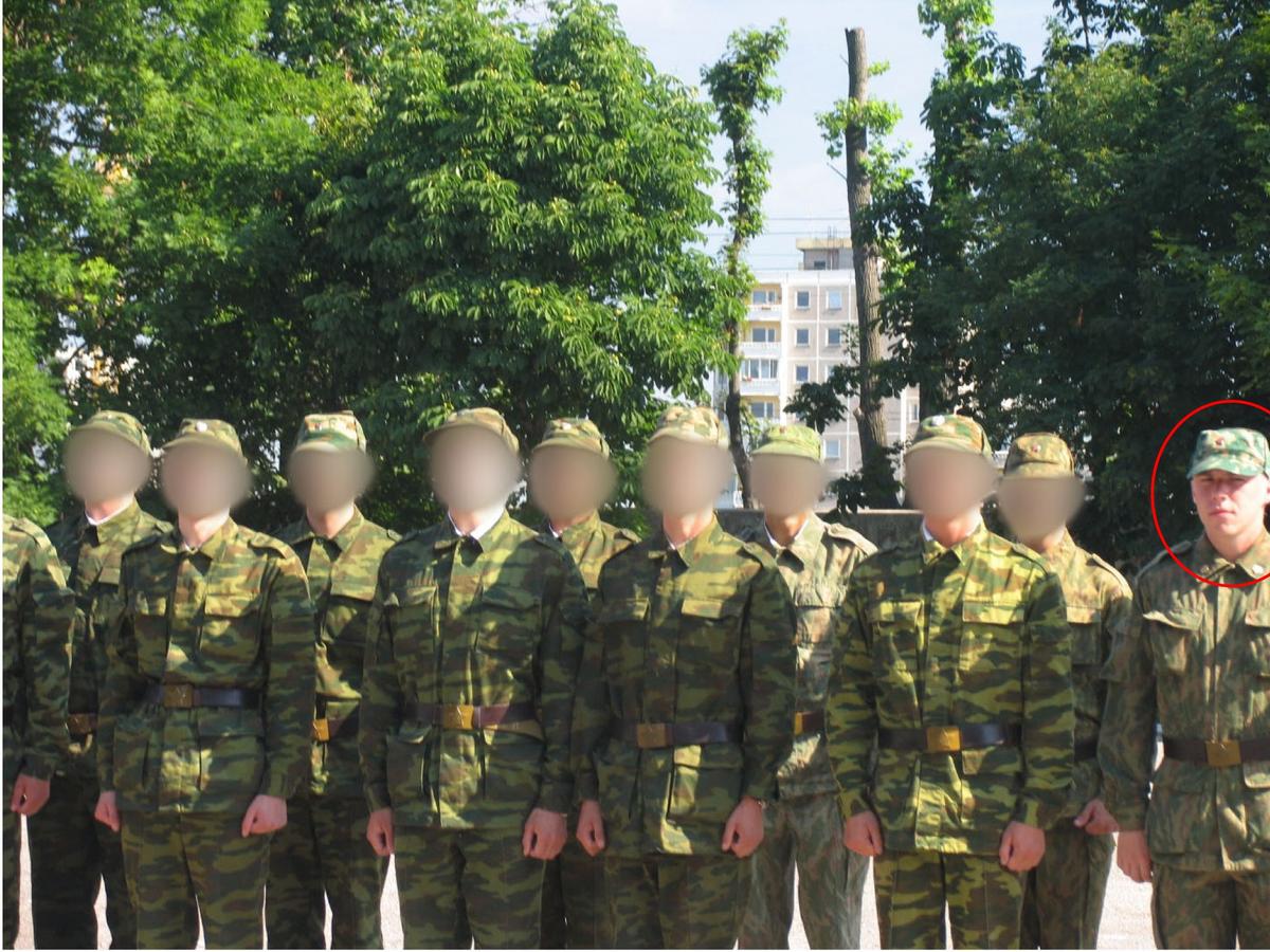 Фотография Черкасова в военной форме. Фото из материалов дела