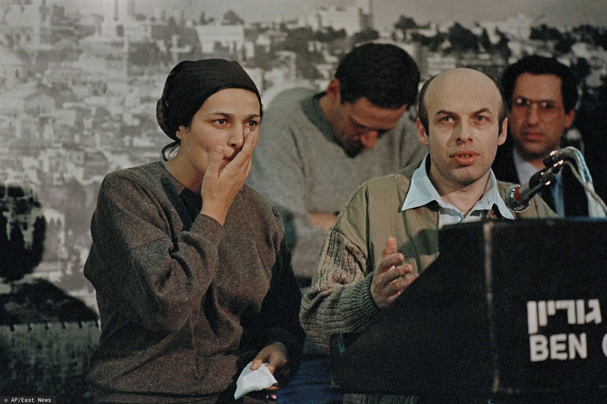 Натан Щаранский с женой. Тель-Авив, 11 февраля 1986 года. Фото: AP / East News