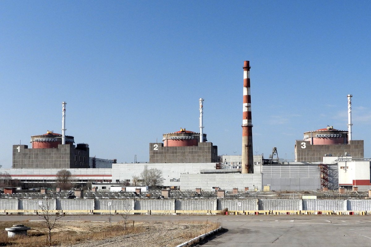 Вид на территорию Запорожской атомной электростанции, 19 января 2023 г. Фото: Андрей Рубцов / ТАСС