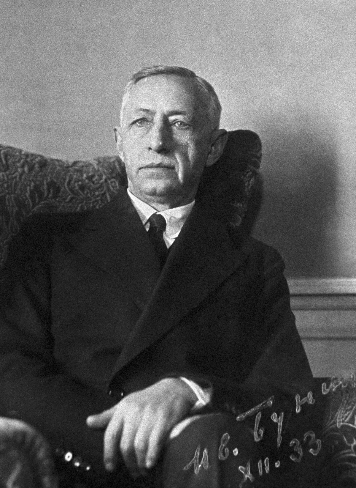 1933 год. Иван Бунин — первый российский лауреат Нобелевской премии по литературе. Фотохроника ТАСС