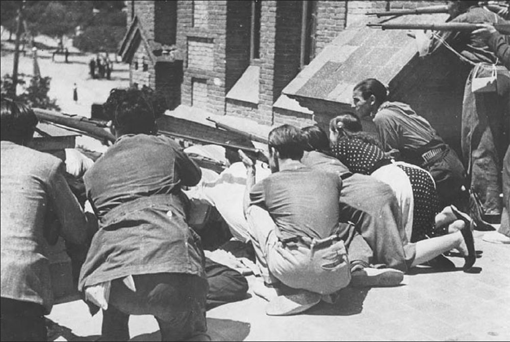 Бой в Мадриде, 30 июля 1936 года. Источник: Википедия