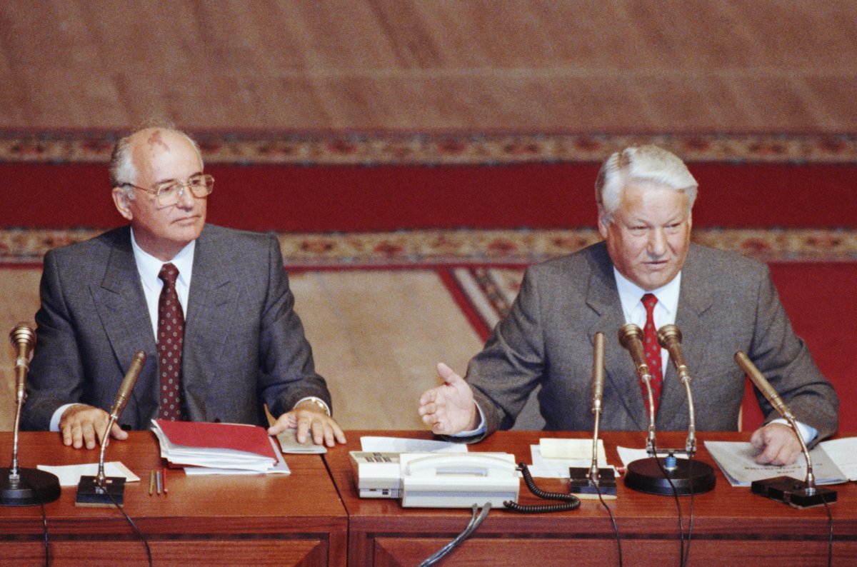 Михаил Горбачев и Борис Ельцин, 1991 год. Фото: Александр Чумичев / ТАСС