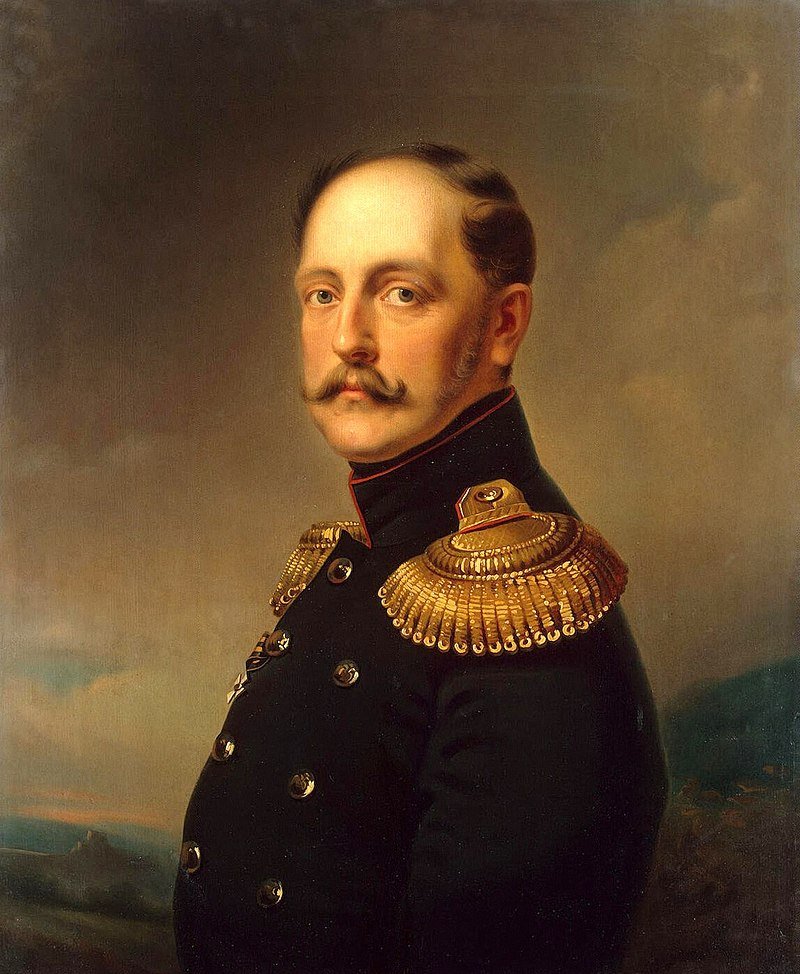 Егор Ботман. Портрет императора Николая I. Источник: Википедия