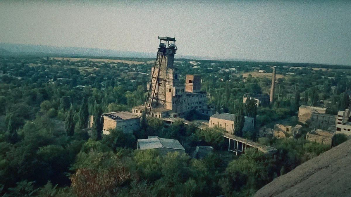 Затопленная в 2018 году угольная шахта «Юнком». Кадр из видео