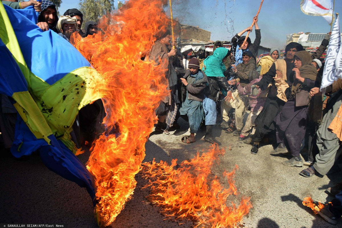 Протесты в Кандагаре. Фото: SANAULLAH SEIAM / AFP / East News