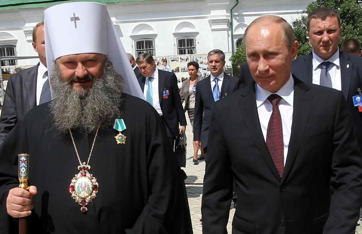 Павел Лебедь и Владимир Путин. Фото из архива