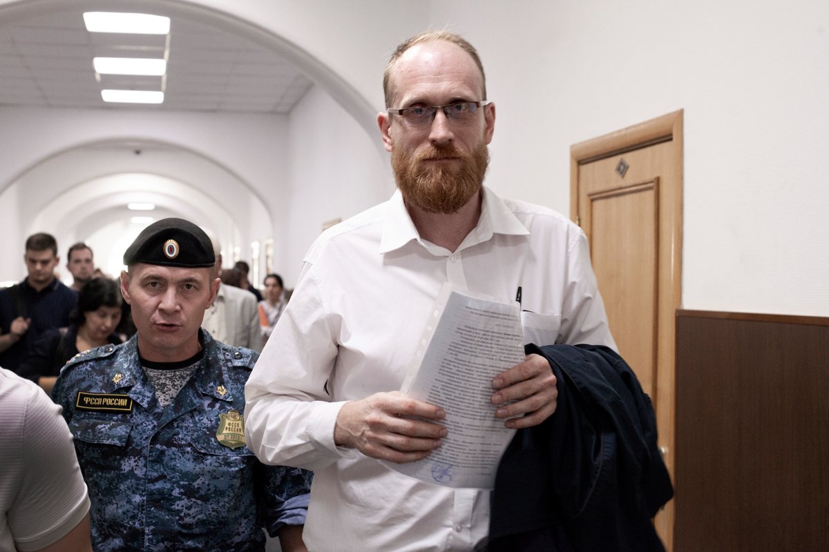 Андрей Заякин в Басманном суде. Фото: Анна Артемьева, специально для «НО»