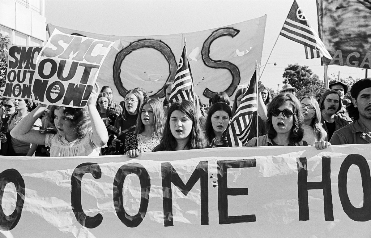 Сан-Франциско. 1971 год. Марш мира против войны во Вьетнаме. Фото: East News